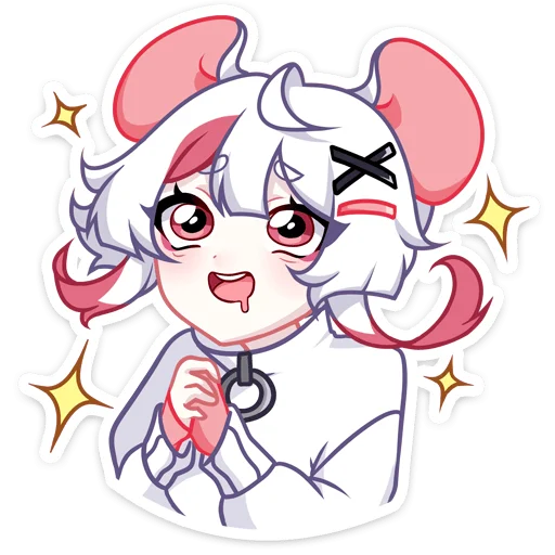 Стикер Мауси в кофте (@TgSticker) - 7