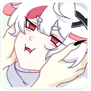 Sticker Мауси в кофте @stickers_vk без надписей - 11