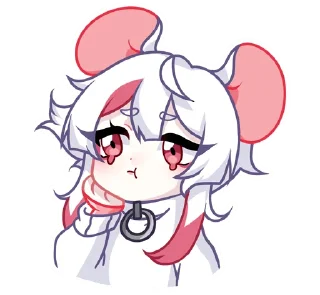 Sticker Мауси в кофте @stickers_vk без надписей - 10