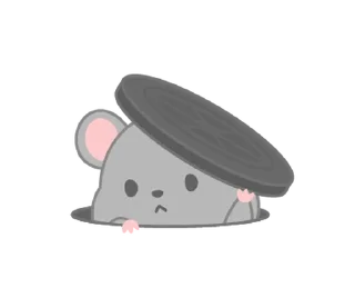 Sticker ꒰ 🐭 мышка : @evaniwu  ୨୧  ꒱ - 5