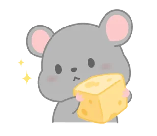 Sticker ꒰ 🐭 мышка : @evaniwu  ୨୧  ꒱ - 2