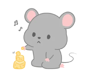 Sticker ꒰ 🐭 мышка : @evaniwu  ୨୧  ꒱ - 1