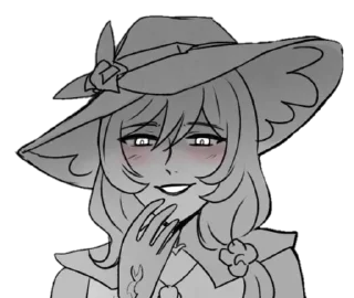 Стикер Мрачный Тейват @mrakteyvat by лимоня - 4