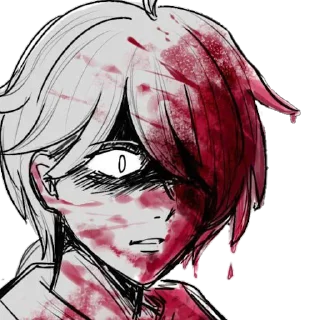 Стикер Мрачный Тейват @mrakteyvat by лимоня - 5