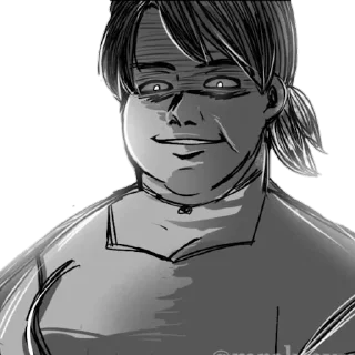 Стикер Мрачный Тейват @mrakteyvat by лимоня - 0