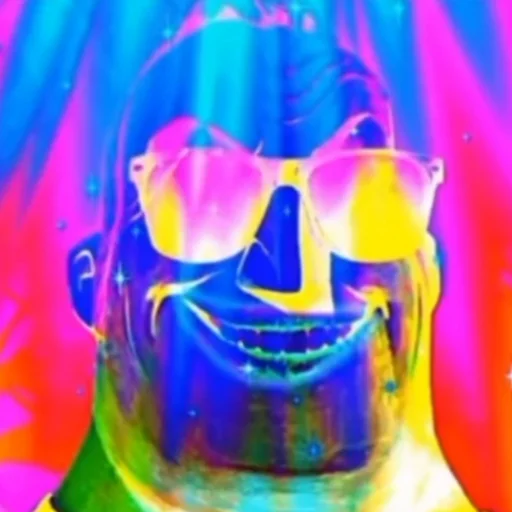 colorfulness art electric blue