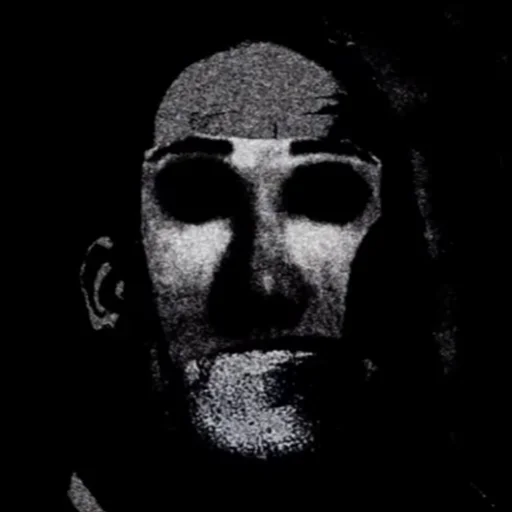 black and white black horror