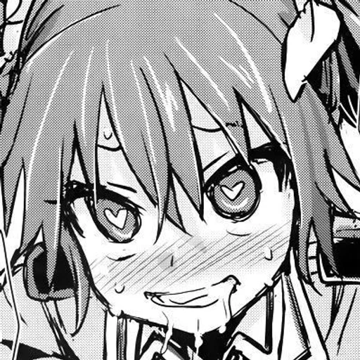 аниме эскиз иллюстрация