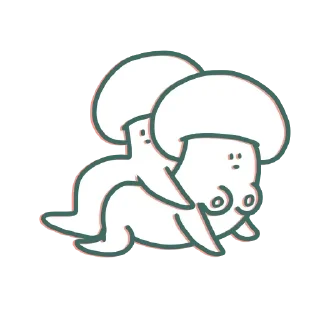 Sticker mshrm @stickersb2b - 0