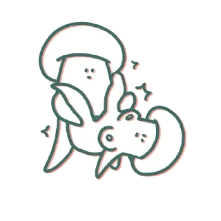 Sticker mshrm @stickersb2b - 2