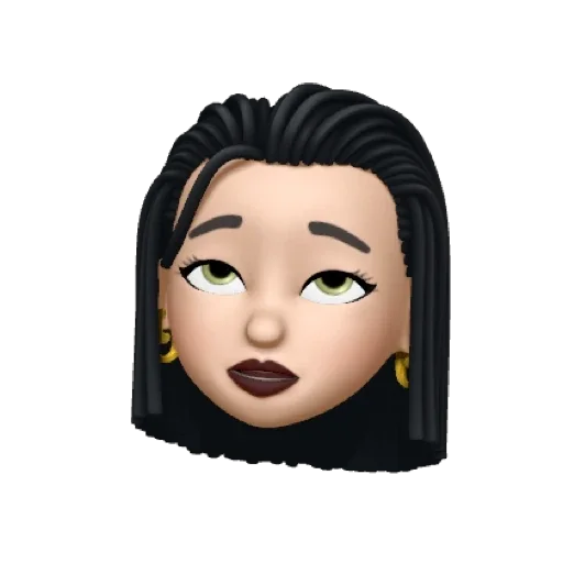 cartoon animation human face