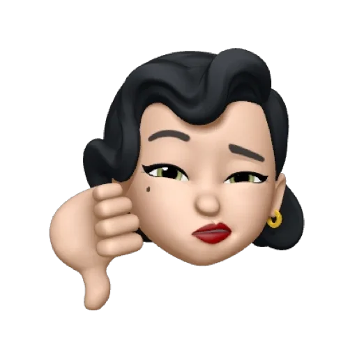 cartoon animation human face