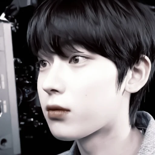 person human face bangs