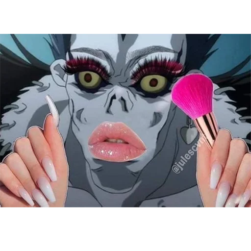 cartoon illustration cosmetics