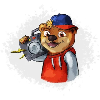 Sticker Топтыжка (музыка) - 2