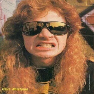 Стикер mustaine - 2