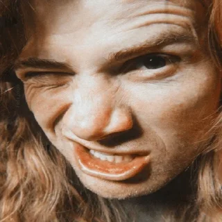 Стикер mustaine - 10
