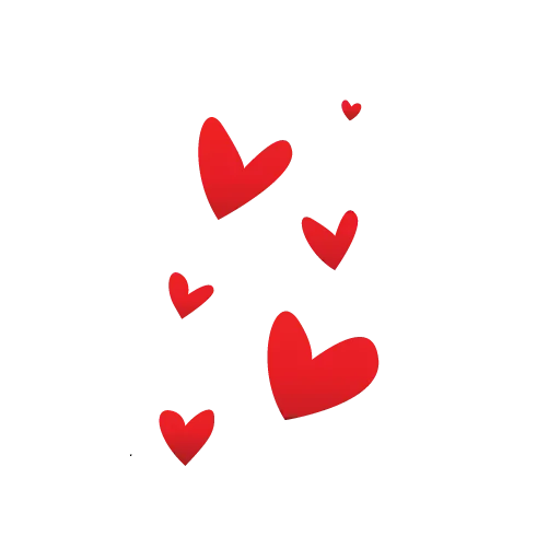 carmine heart graphics