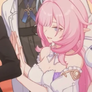 Sticker бессмысленный хонкай - 4