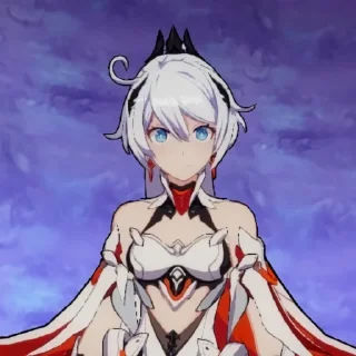 Sticker бессмысленный хонкай - 1