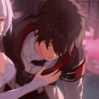 Sticker бессмысленный хонкай - 9