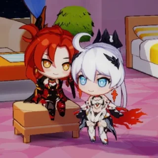 Sticker бессмысленный хонкай - 11