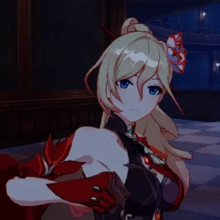 Sticker бессмысленный хонкай - 3