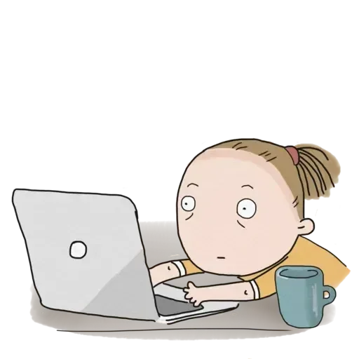 laptop computer drawing