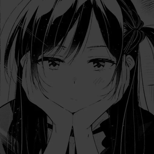 аниме эскиз иллюстрация