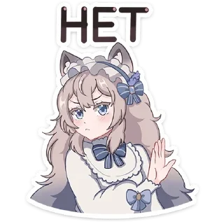 Sticker Мяути @anime4_arts - 4