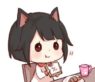 Стикер ⪩ ꒰ мявка @wexsavi ꒱ ⪨ - 4