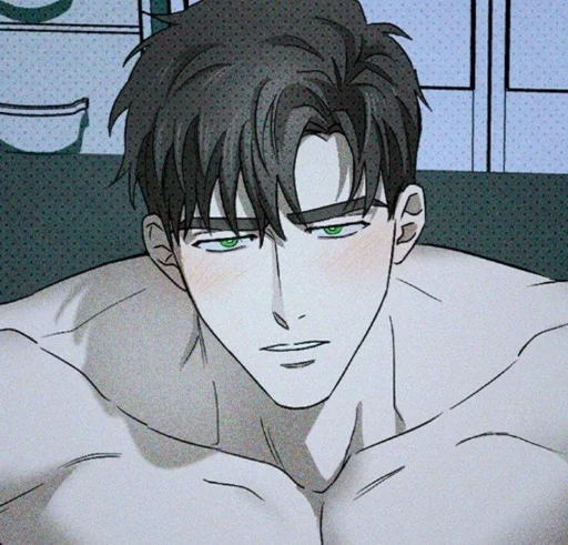 Стикер под зелёным светом ах~ :: @fStikBot - 5