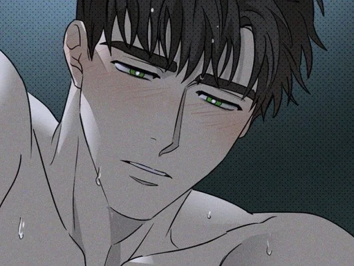 Стикер под зелёным светом ах~ :: @fStikBot - 3