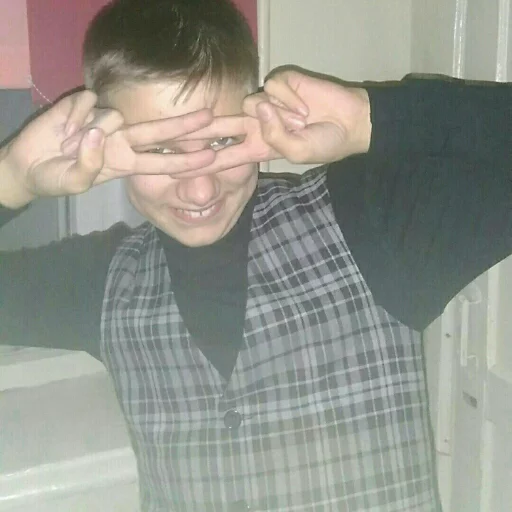 person human face clothing