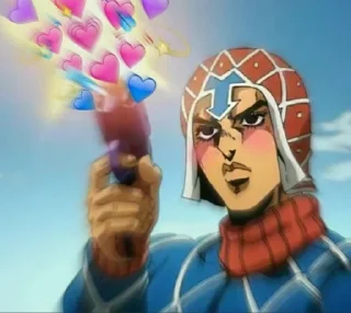 бизарные жожо стикеры ゴゴゴゴ by @fStikBot - мультфильм