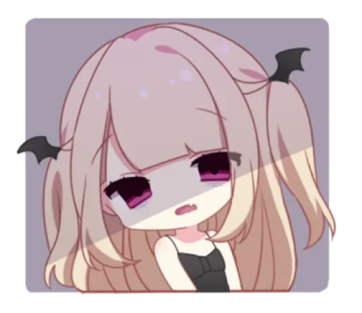 Sticker Дьяволица♡ @anime_sticks - 2