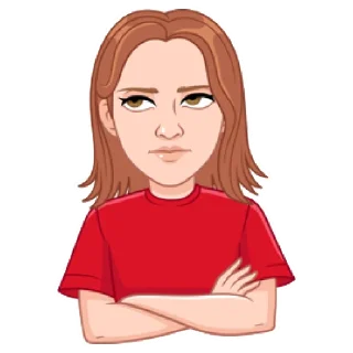 Стикер Мой vmoji но это Катя Кудыкина - 9