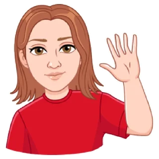 Стикер Мой vmoji но это Катя Кудыкина - 3