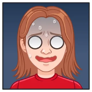 Стикер Мой vmoji но это Катя Кудыкина - 4