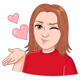 Стикер Мой vmoji но это Катя Кудыкина - 5