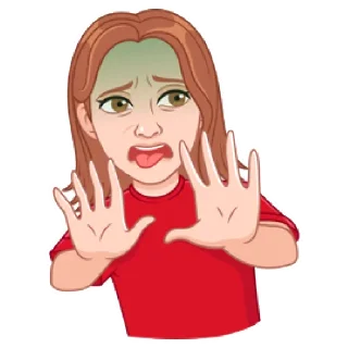 Стикер Мой vmoji но это Катя Кудыкина - 7