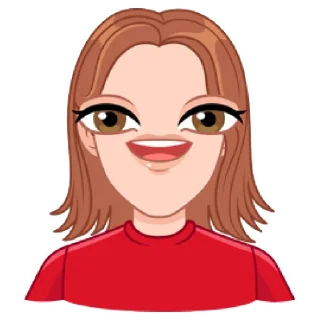 Стикер Мой vmoji но это Катя Кудыкина - 10