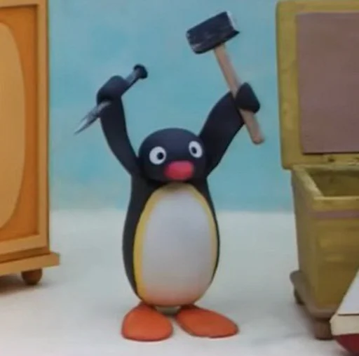 penguin cartoon aquatic bird