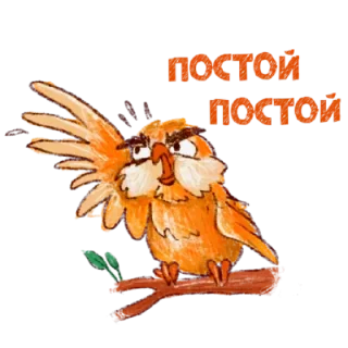 Sticker Надменная Сова - 9