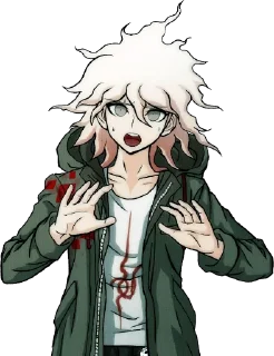 Sticker 🍀 / RE: Nagito Komaeda by @wanna_s_l_e_e_p / 🤍 - 3