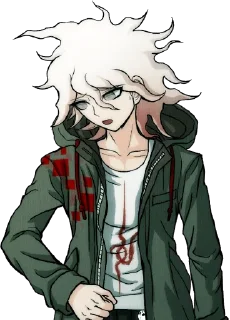 Sticker 🍀 / RE: Nagito Komaeda by @wanna_s_l_e_e_p / 🤍 - 7