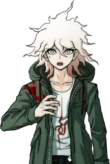 Sticker 🍀 / RE: Nagito Komaeda by @wanna_s_l_e_e_p / 🤍 - 5