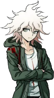 Sticker 🍀 / RE: Nagito Komaeda by @wanna_s_l_e_e_p / 🤍 - 4