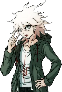 Sticker 🍀 / RE: Nagito Komaeda by @wanna_s_l_e_e_p / 🤍 - 0