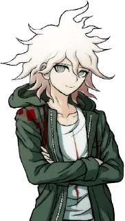 Sticker 🍀 / RE: Nagito Komaeda by @wanna_s_l_e_e_p / 🤍 - 2